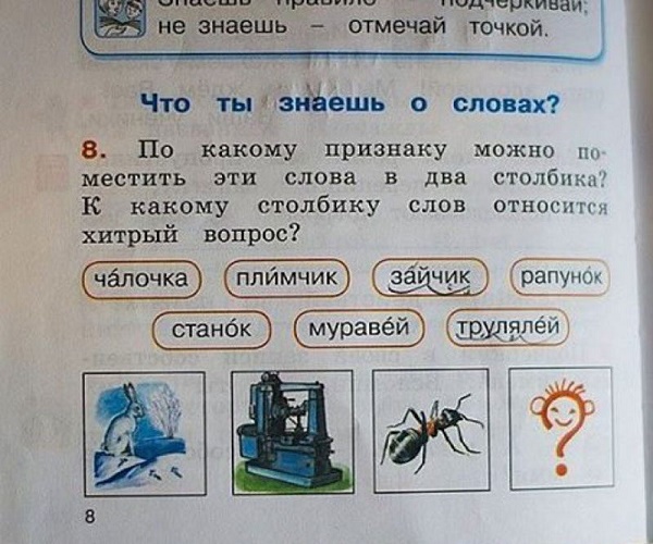 ляп в учебнике