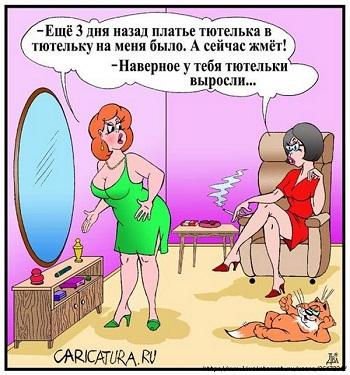 смешная карикатура про женщин