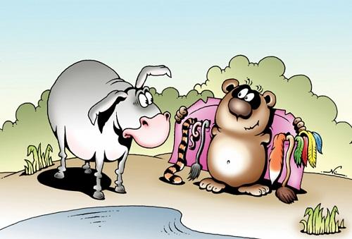смешная карикатура про животных