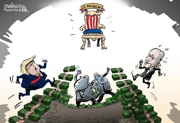 Карикатуры про выборы в США