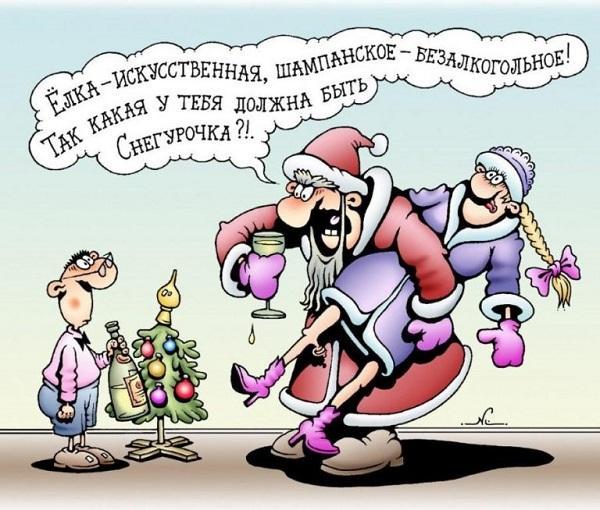 Подробнее о статье Смешные анекдоты про Деда Мороза
