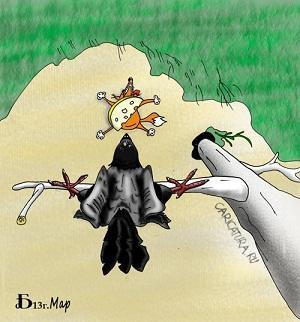 карикатура картинка про птиц