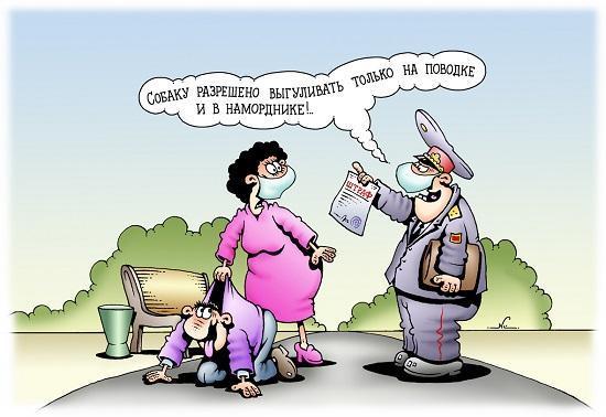 смешная карикатура про пандемию