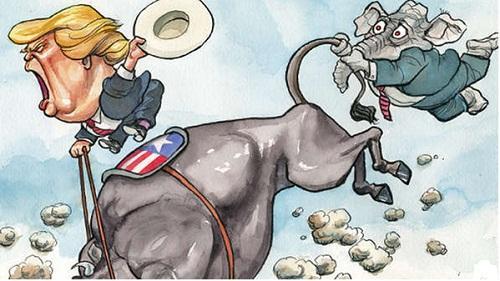Забавные карикатуры про Трампа