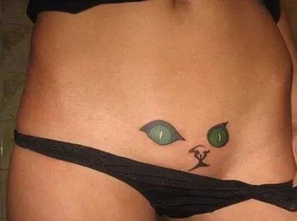 Необычные татуировки на девушках