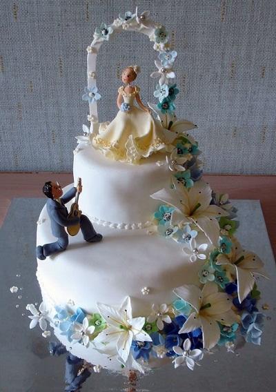 Забавные торты на свадьбу