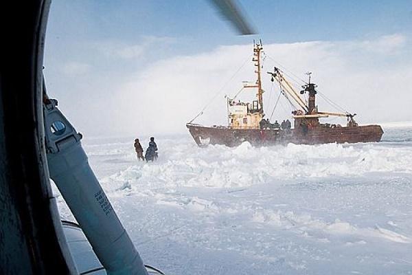 спасательная операция в охотском море