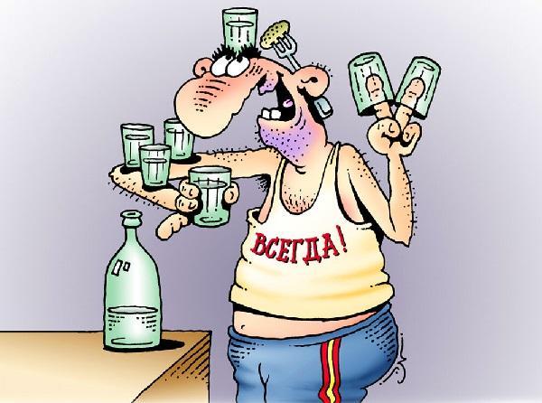 Смешные карикатуры про алкоголь