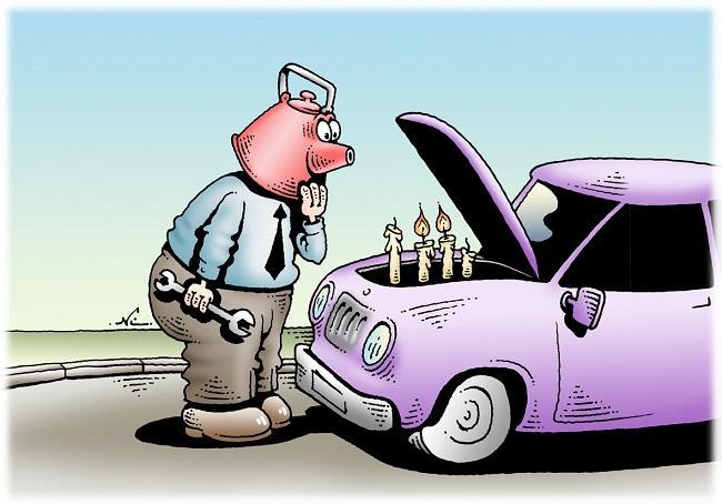 Карикатуры про автомобилистов