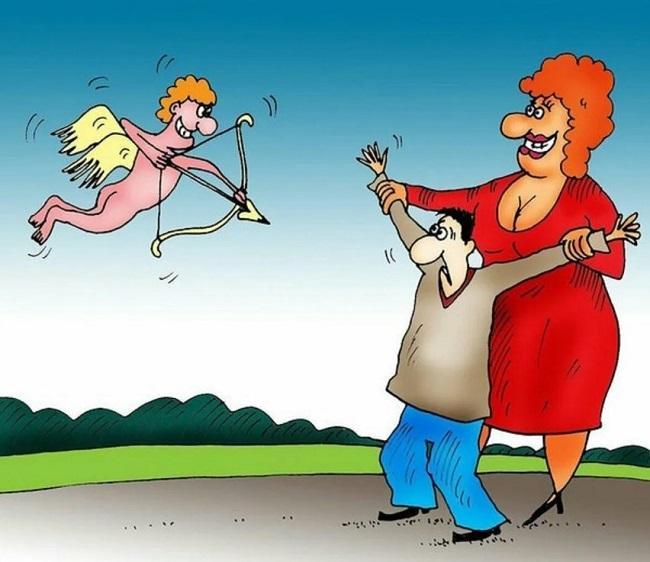 Карикатуры про женщин и мужчин