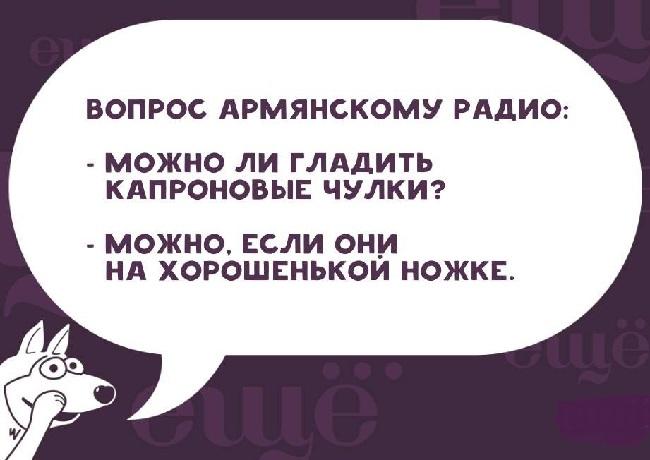 Подробнее о статье Смешные вопросы и ответы армянскому радио