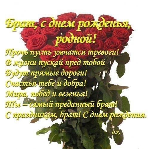 Классные пожелания брату с Днем Рождения (открытки)
