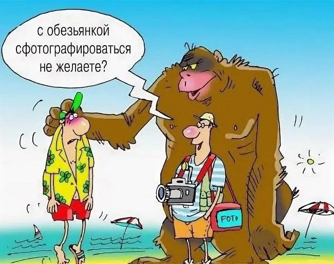 Смешные карикатуры про обезьян