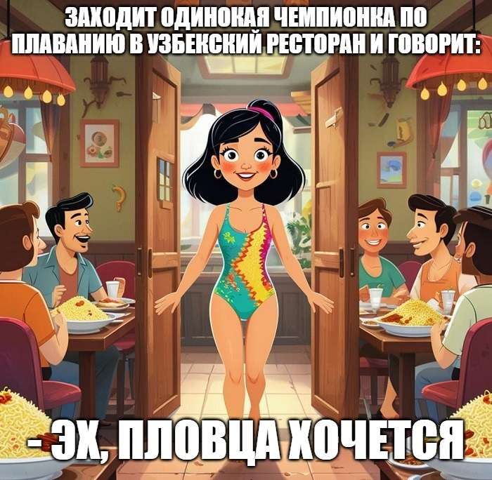 пловчиха хочет пловца