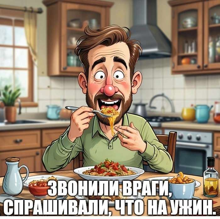 враги спрашивали что на ужин