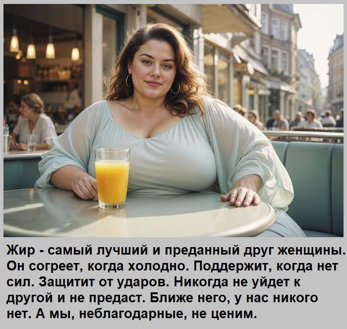 женщины должны любить жир