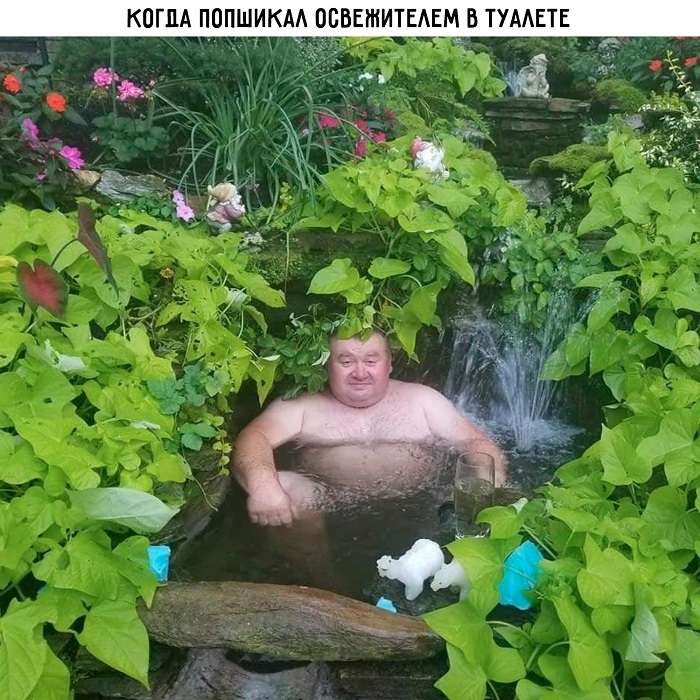 туалет и запах Смешная шутка про теалет