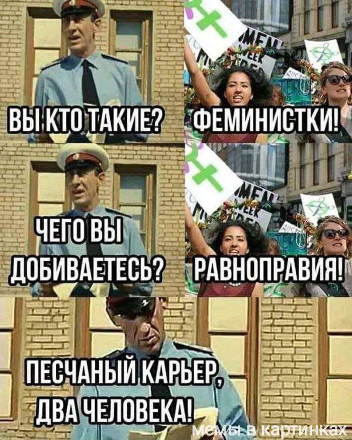 смешная картинка про феминисток